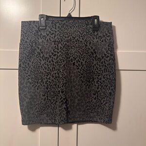 Decree Animal Print Mini Skirt